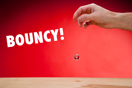 Smaller Spitballs are quite bouncy.